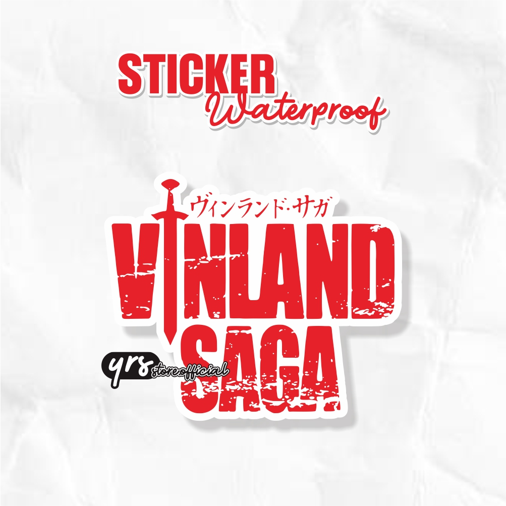 

Stiker Anime Vinland Saga / Sticker Anime Waterproof Ukuran +- 5,6 x 4,6 cm