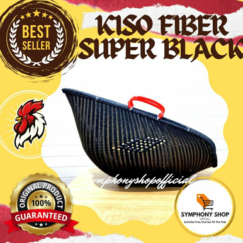 KISO AYAM BANGKOK FIBER LURUS SUPER BLACK DALAM KARPET ALAS