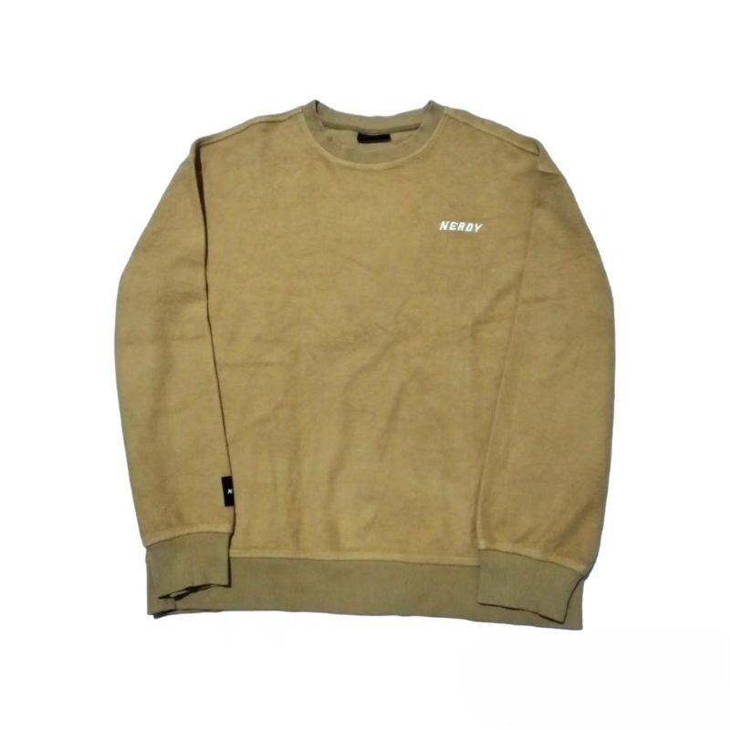 crewneck nerdy brown