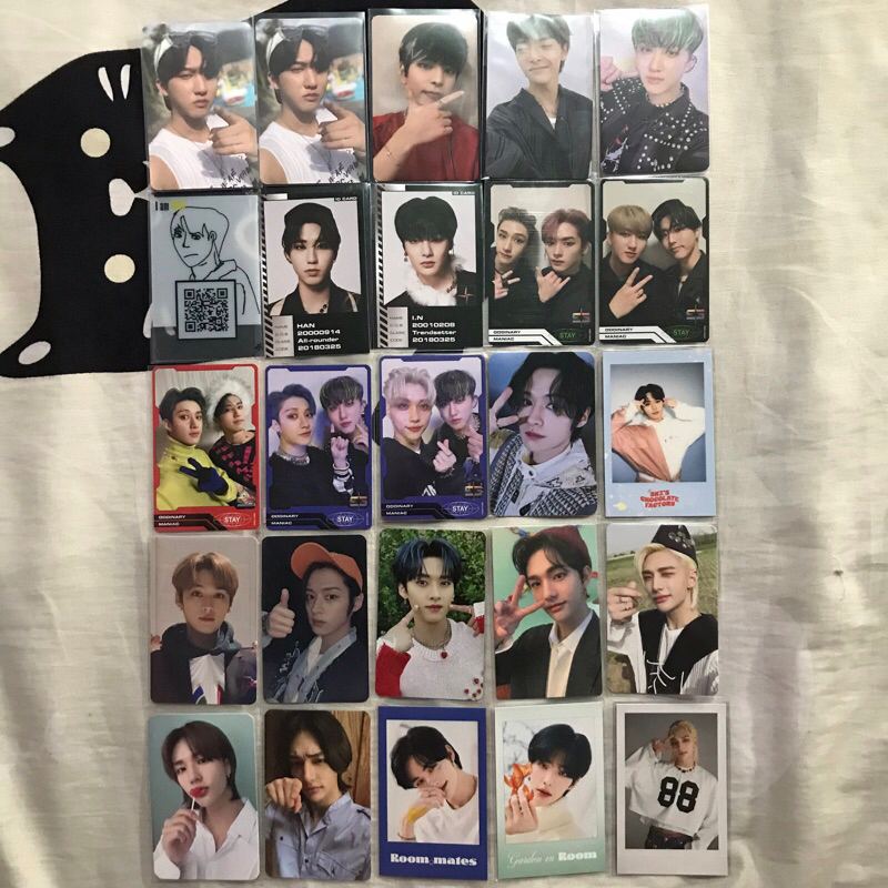 photocard leeknow childhood ods go live pob makestar bdm jypshop