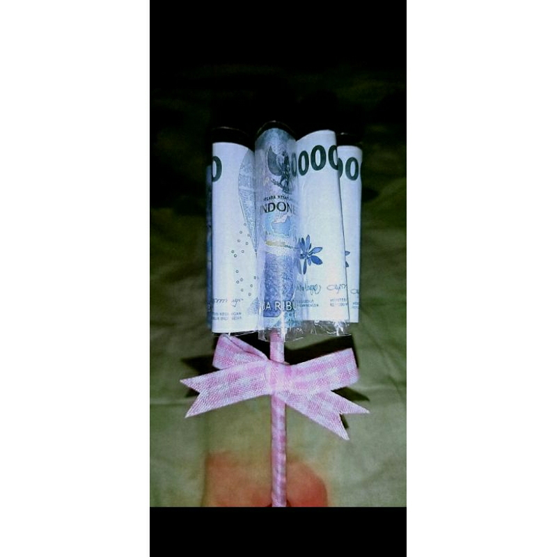 Bucket uang single - angpau lebaran - THR lebaran unik