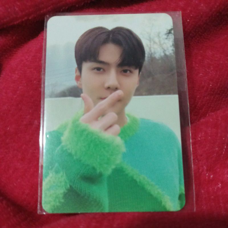 sehun photocard Fortune s anniversary exo