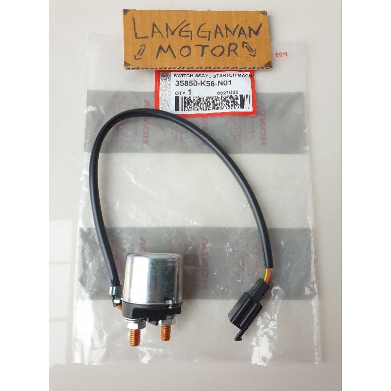 ORIGINAL AHM BENDIK SWITCH RELAY STARTER STATER SONIC SUPRA GTR 150