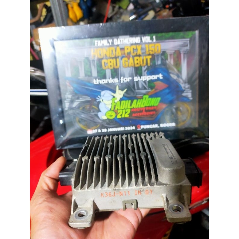 ecu pcx cbu 2017 kondisi normal jaya