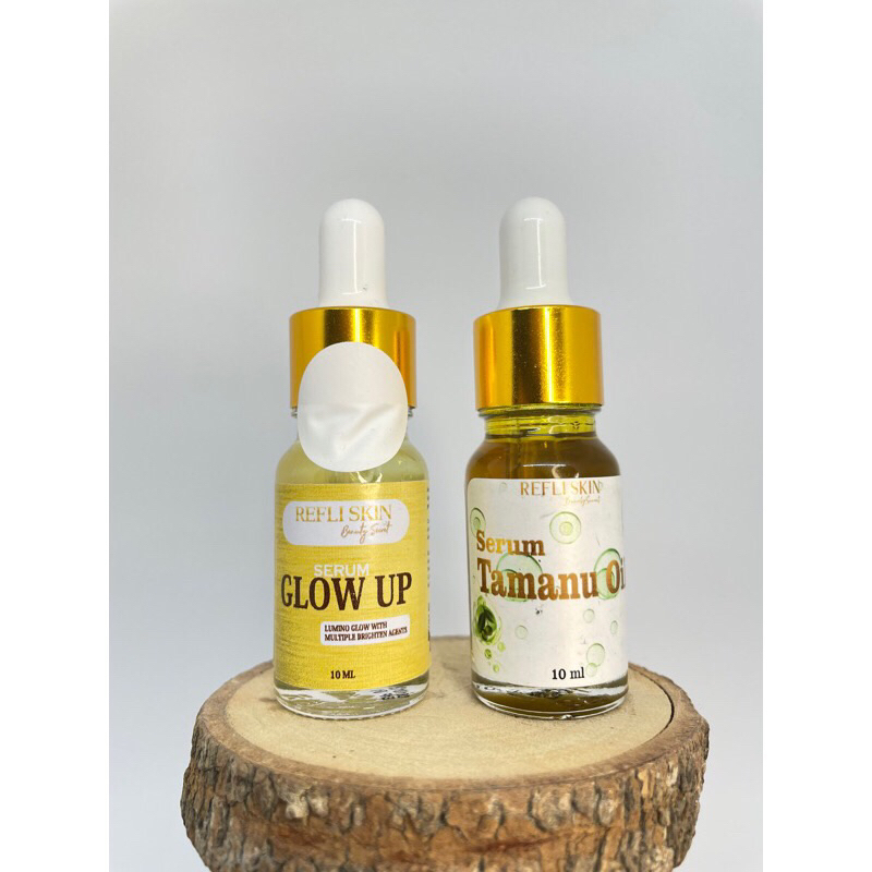 LGLOW L GLOW REFLISKIN REFLI SKIN SERUM TAMANU OIL SERUM GLOW UP GLOWUP