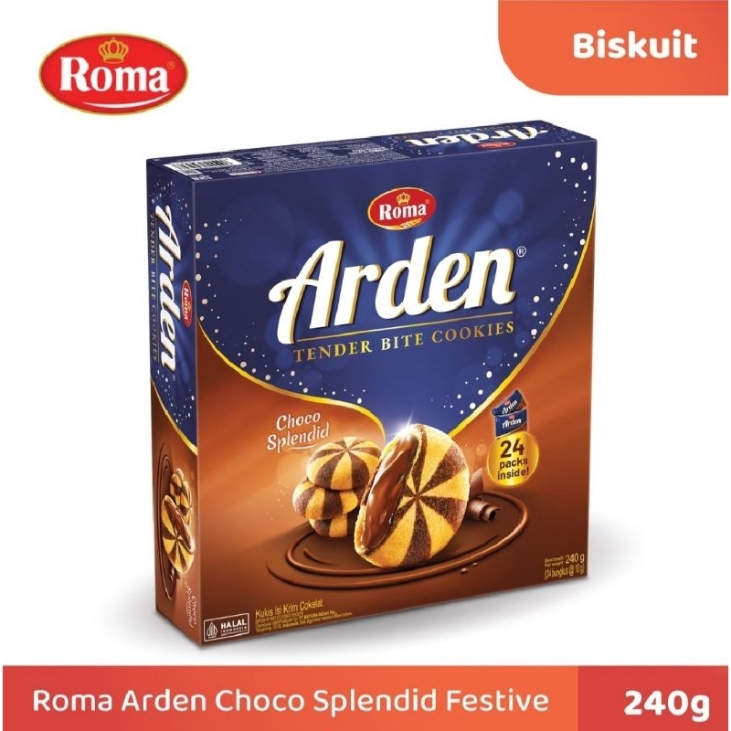 

ROMA ARDEN Tender Bite Cookies Choco Splendid 240 gr( isi 24 pcs)