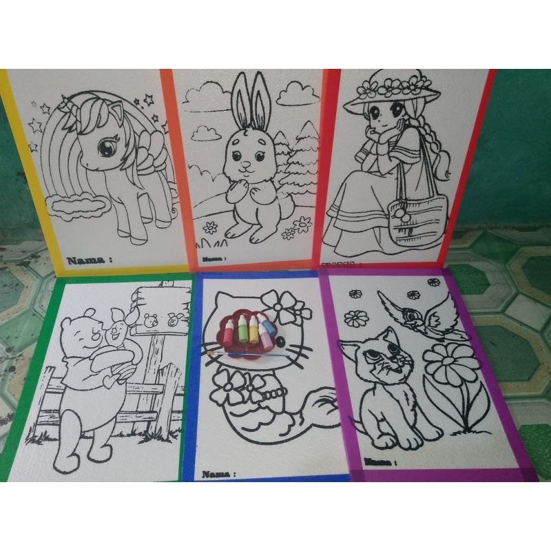 

PAKET STYROFOAM 6 PICS + CAT DAN PALET CAT DAN KUAS/STYROFOAM LUKIS/LUKIS GAMBAR/LUKISAN