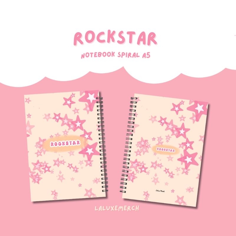 

[PREORDER] NOTEBOOK SPIRAL JOURNAL A5 SPECIAL PINK EDITION-ROCKSTAR