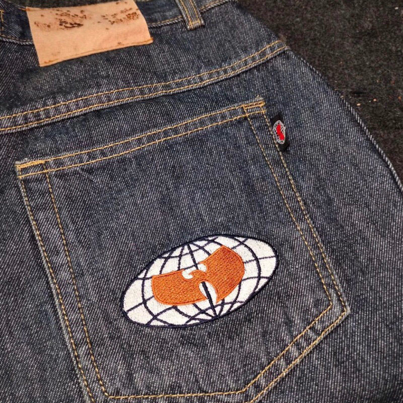 celana jeans denim baggy rare vintage wu tang wear wutang