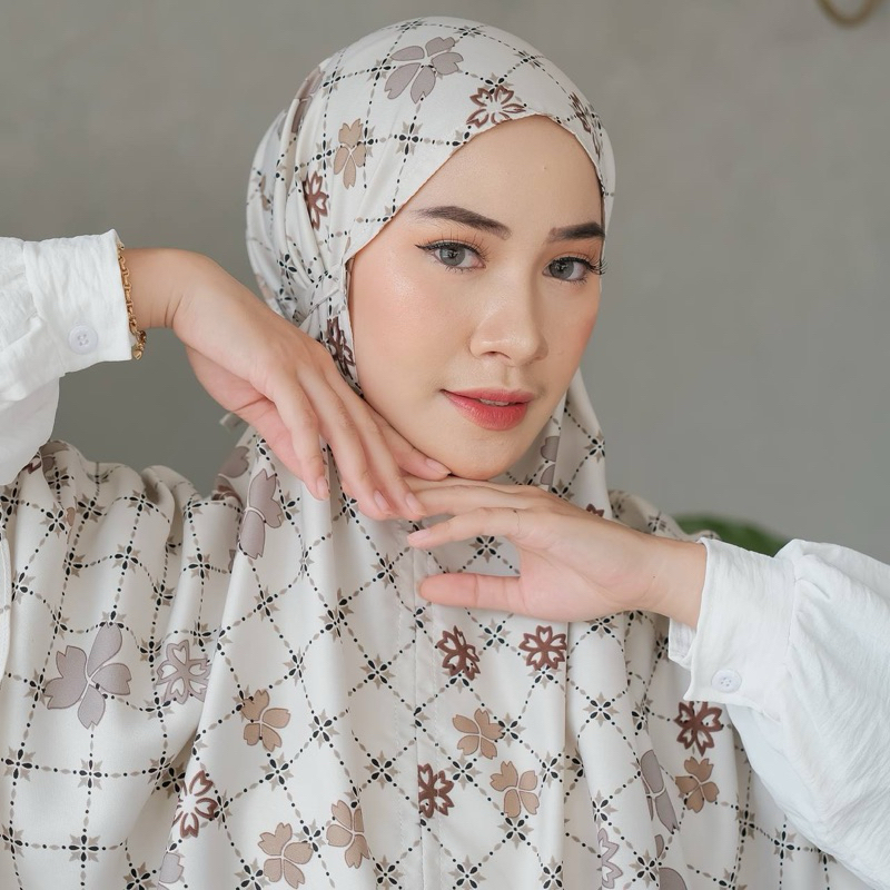 BALQIS HIJAB BERGO MOTIF  | KERUDUNG BERGO PANJANG PREMIUM | HIJAB PANJANG MENUTUP DADA
