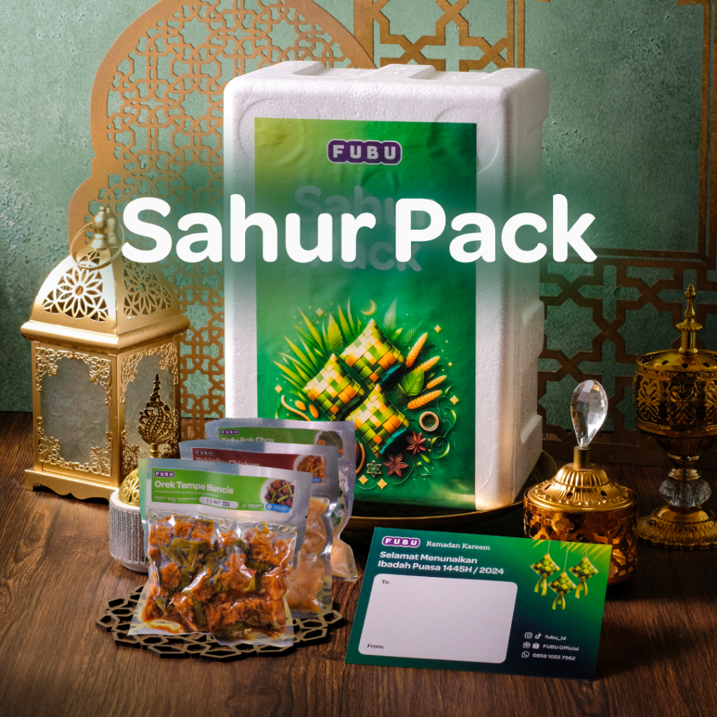 

FUBU Sahur Pack - Hampers Lebaran Ramadan Paket Makan dengan Kartu Ucapan - Lauk Instan Frozen Food Ramadhan Halal