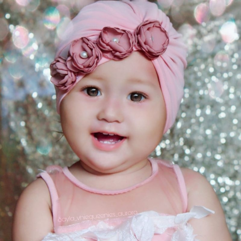 Ningrum Turban | Turban Anak Turban Baby Turban bayi Turban anak perempuan Turban Newborn Turban Bun