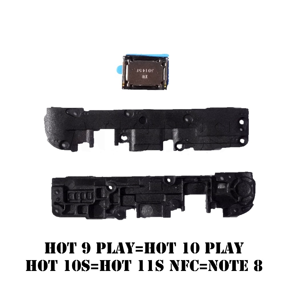 BUZZER / SPEAKER FULL SET TUTUP MESIN BAWAH INFINIX HOT 9 PLAY/ HOT 10 PLAY /HOT  11 PLAY