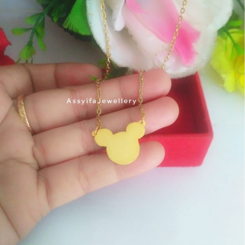Kalung Anak / Kalung Mickympuse / Kalung Anak Bahan Titanium