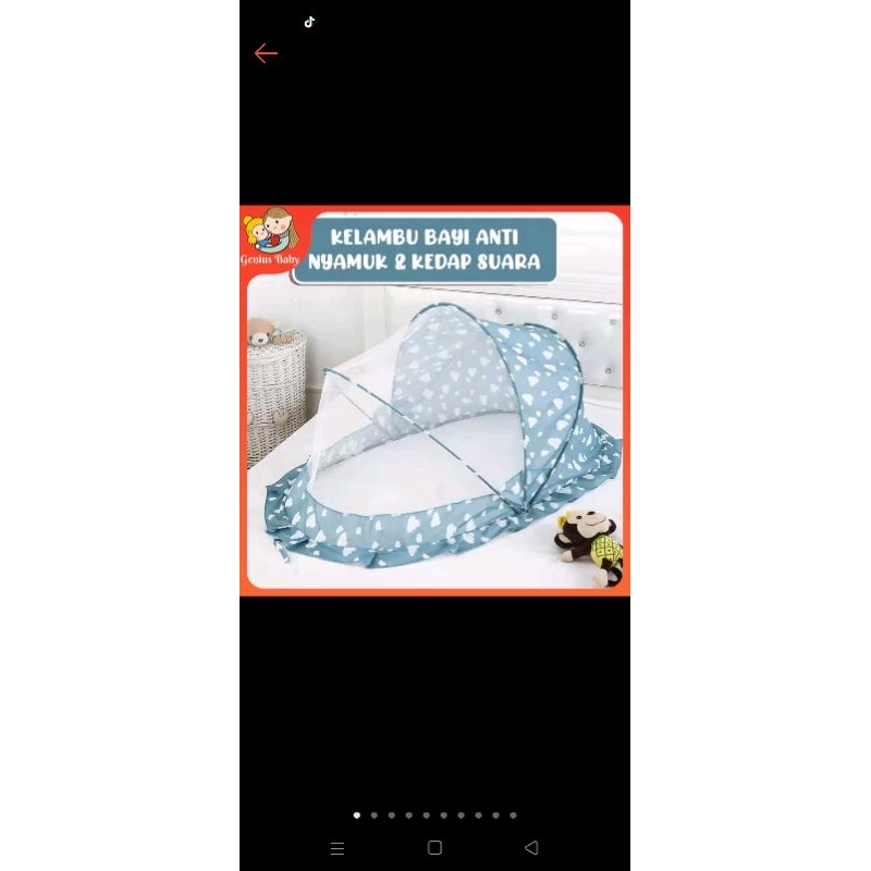 Kelambu lipat bayi praktis