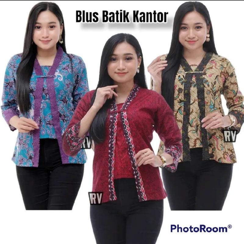 BLOUSE BATIK - BLOUSE BATIK KERJA - BLOUSE BATIK KANTOR