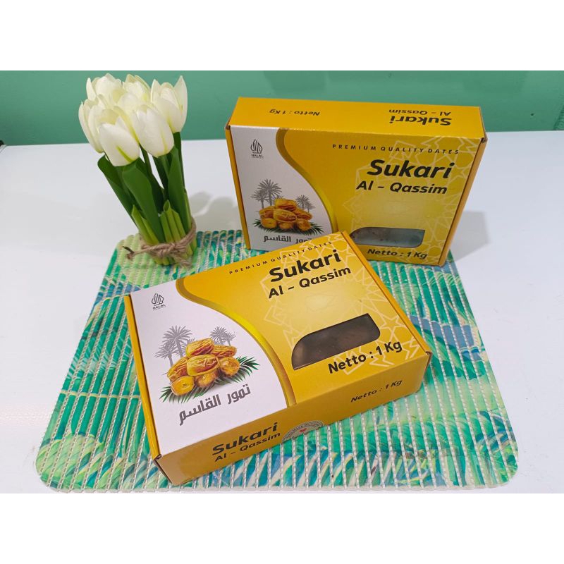 

Kurma Sukari/Kurma Raja Repack ( 1kg ) Sukari Al-Qassim