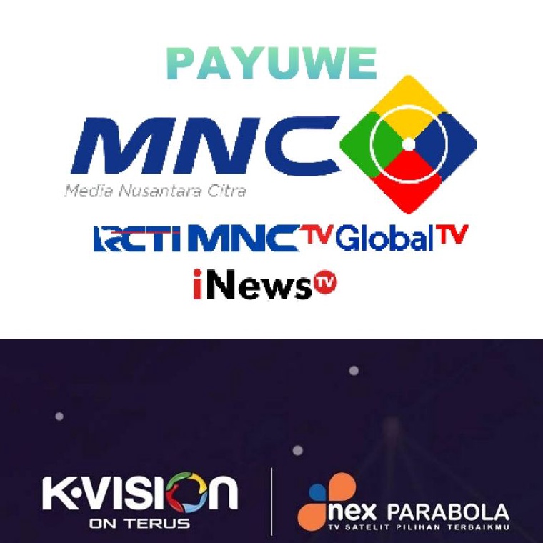 ETc paket 12 bulan nex parabola dan kvision cling basic mnc rcti gtv inews trans grup 1 tahun