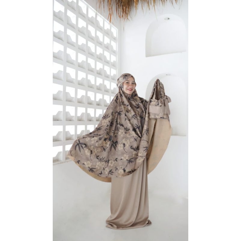 MUKENA  ZAHRA SILK PREMIUM  PRAYER SET 3IN1