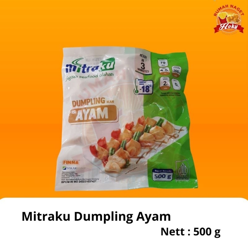 

Mitraku Dumpling Ikan isi Ayam 500 gr