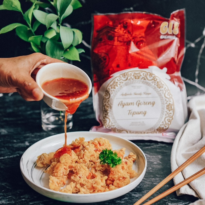 

AYAM GORENG TEPUNG KOLOKE KHAS GL8 FROZEENFOOD