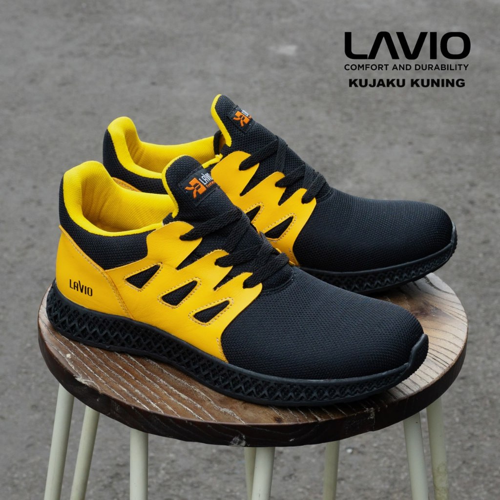 Sepatu Safety Pria Lavio Kujaku Sepatu Sneakers Sporty Safety ujung Besi Original Branded Keren