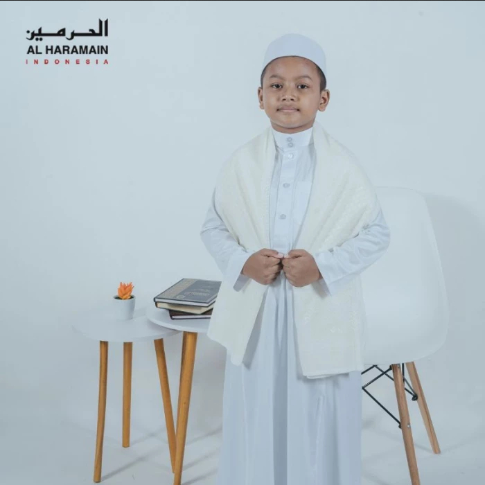 AL Haramain Jubah / Gamis Viet Remaja & Anak | Putih