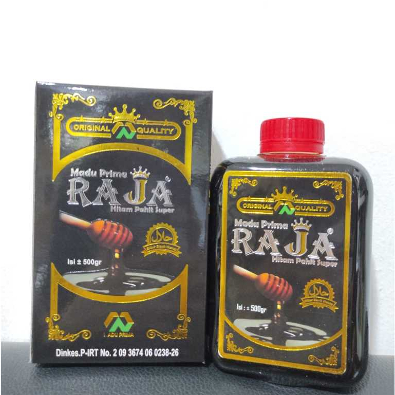 

Madu Prima Raja Madu Hitam Pahit SUPER 500 gr | Diabetes/Asam Urat/Rematik DLL