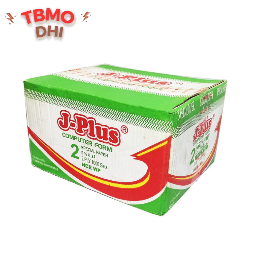 

J-PLUS - Continous Form 2 Ply 9 1/2 x 11 Kertas Komputer - Box