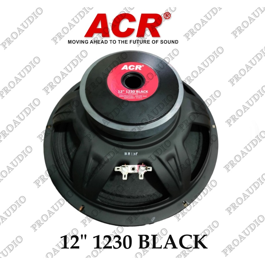 SPEAKER ACR 12 INCH 1230 BLACK FULL RANGE INCH FULLRANGE 12 INCH 200 WATT ASLI ORIGINAL