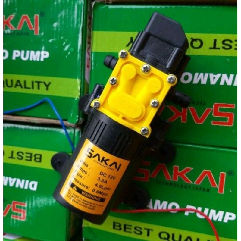 dinamo pump DC 12V sprayer elektrik SAKAI untuk CBA dll