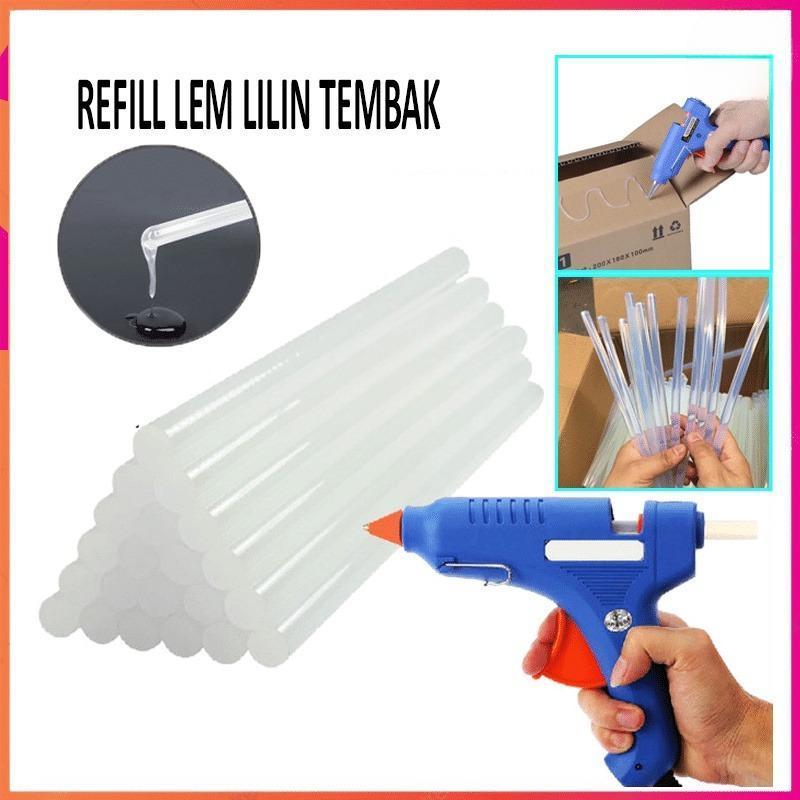 

TERMURAH REFILL ISI LEM TEMBAK PANJANG UKURAN 0,5 X 30 CM