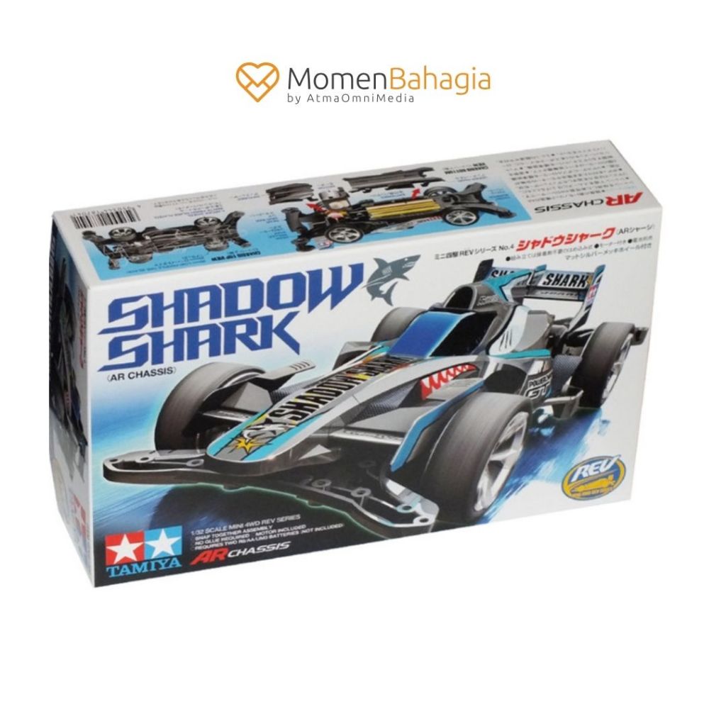 Tamiya Mini 4WD Original : TAMIYA SHADOW SHARK AR CHASSIS - 18704