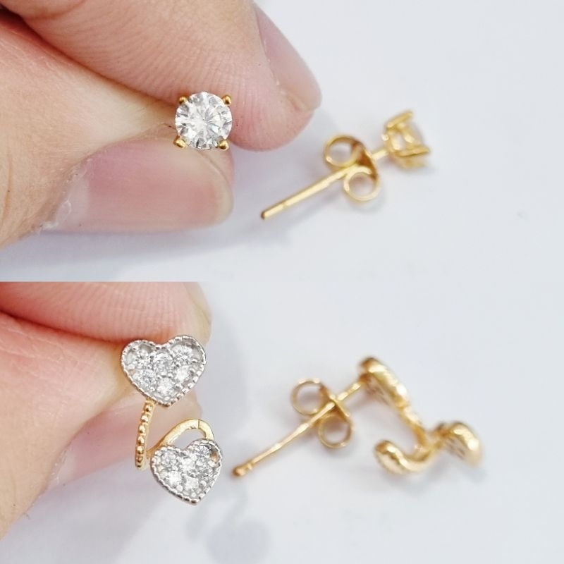 Giwang / Anting Emas Tusuk / Tindik Kadar 375 8K - B4