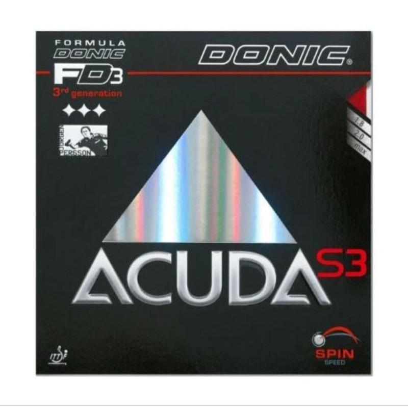 Karet Donic Acuda S3 Hitam max