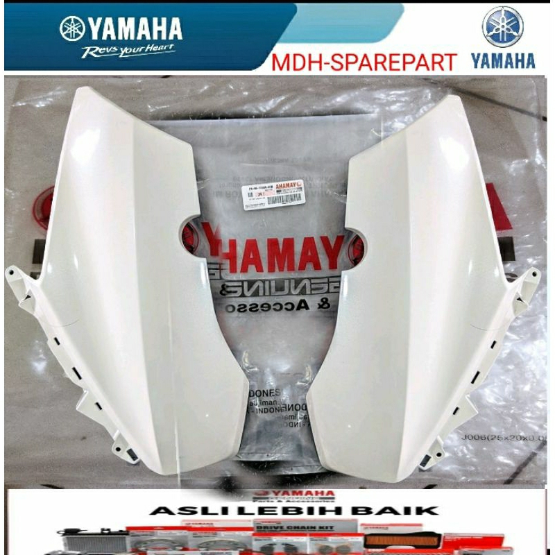 BODY COWLING DEPAN XMAX 250 PUTIH METALIK ORIGINAL YAMAHA