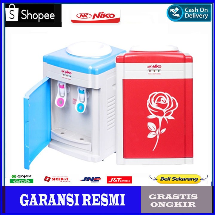 Niko NK8W / NK8WD Dispenser Air Minum / Dispenser Meja Hot and Normal ORI 100%