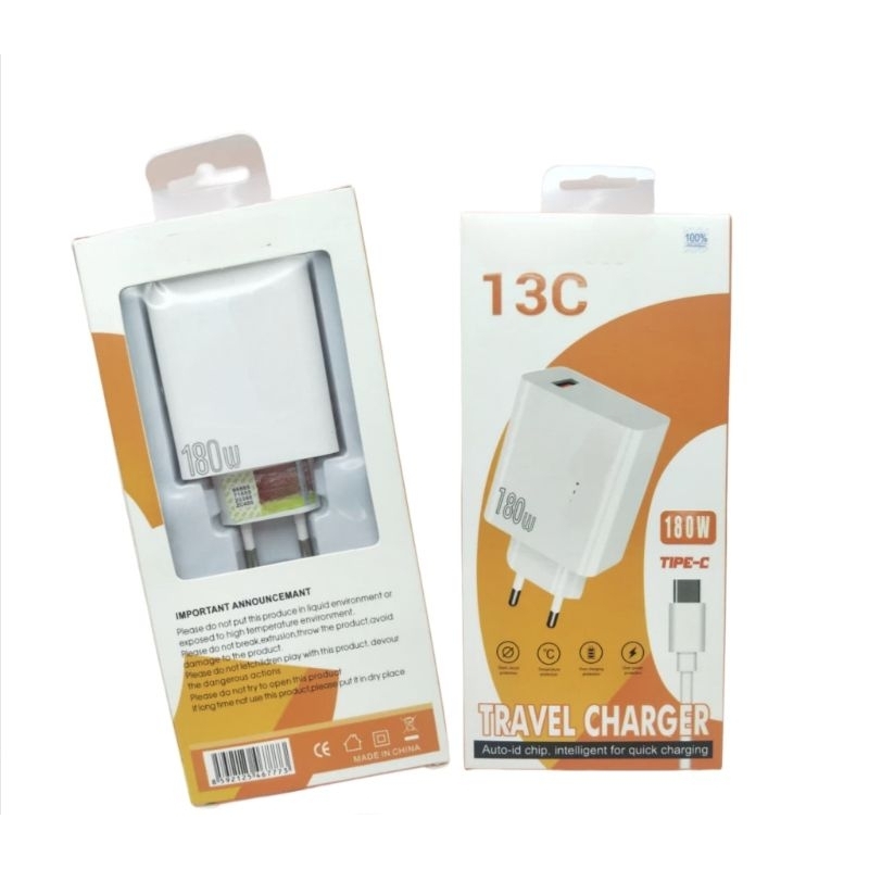 Charger Xiaomi Redmi 13C Type C 180W Fast Charging Casan Xiaomi Redmi 13C Type C 180W Vooc