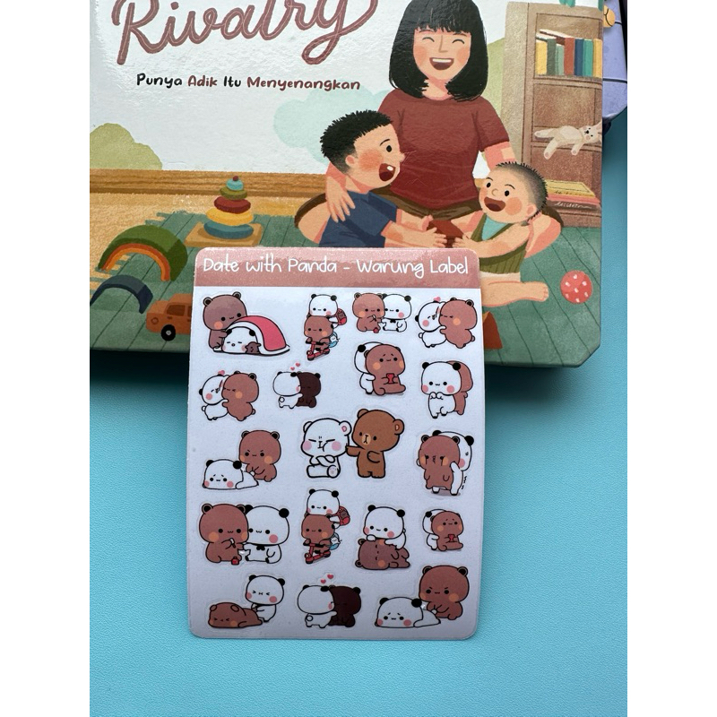 

Sticker Date with Panda - Sticker deco - Bullet journal - Sticker lucu