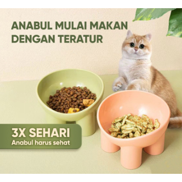 Tempat Minum Kucing / Tempat Makan Kucing Tinggi / Pet Bowl