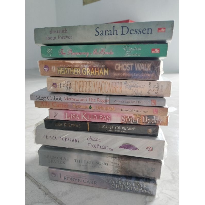 preloved buku/preloved book/preloved novel/buku sekolah/buku kuliah