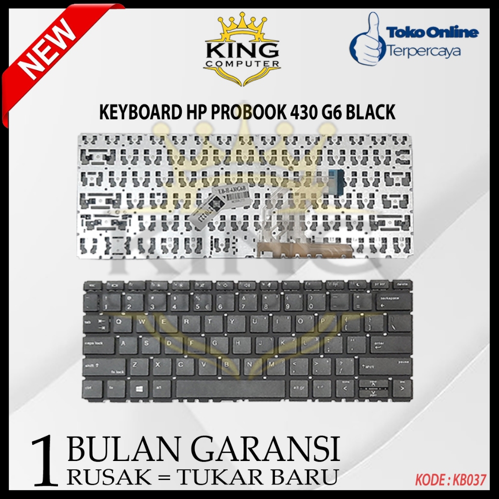 KEYBOARD HP PROBOOK 430 G6 430 G7 435 G6 435 G7 430-G6 430-G7 HITAM