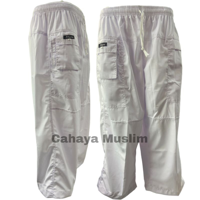 Celana  Sirwal Jumbo Pria Dewasa Celana Umroh Pria Ukuran XXL Sampai XXXXL Celana Cingkrang Jumbo Ce