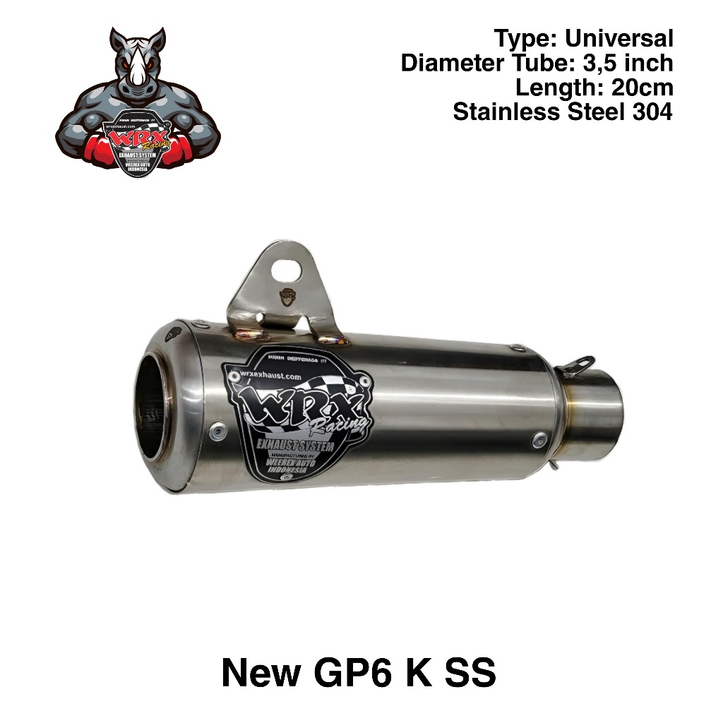 Knalpot WRX New GP6 K SS