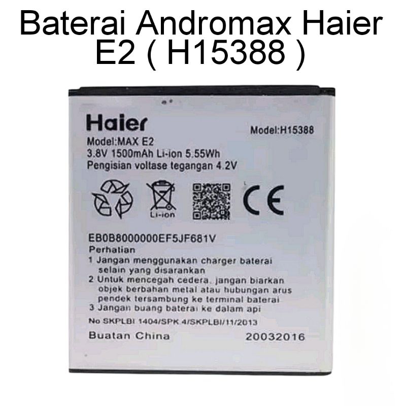 BATERAI BATRE BATTERY SMARTFREN ANDROMAX E2 B16C2H H15388 NEW ORI
