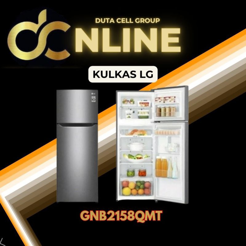 Kulkas LG 2Pintu - GNB215SQMT