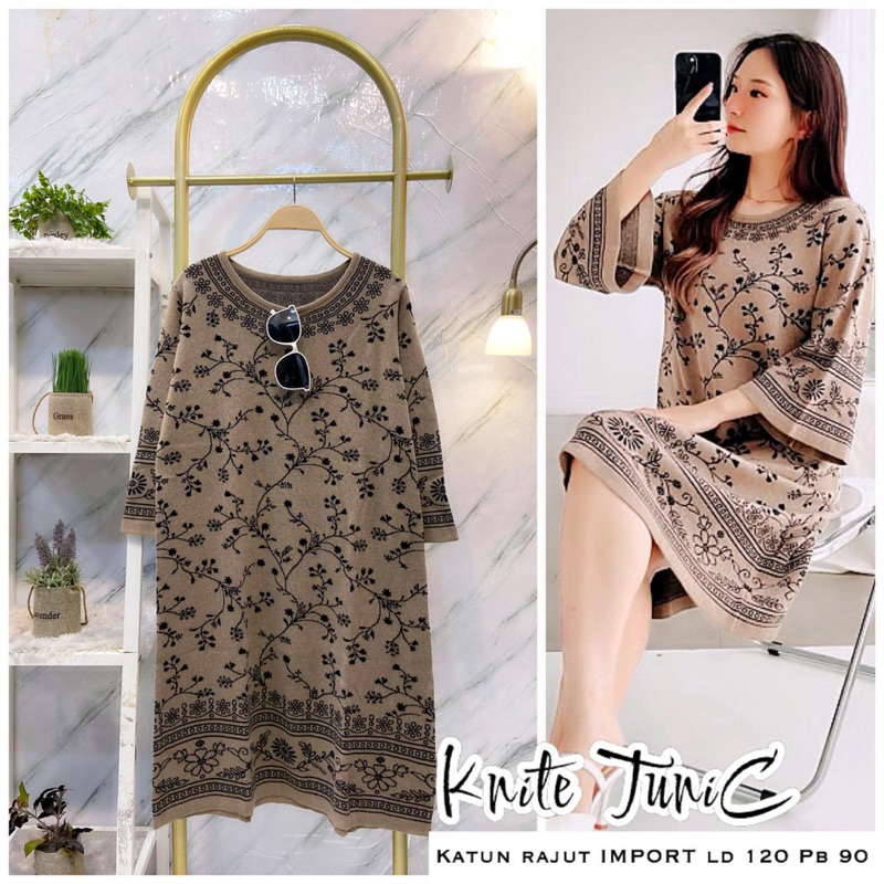 Long tunik kaos knit