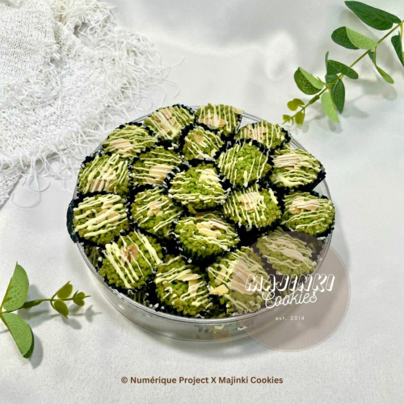 

MAJINKI COOKIES PREMIUM | GREENTEA ANT NEST | SARANG SEMUT GREENTEA | MATCHA COOKIES | MATCHA ANT NEST | SARANG SEMUT MATCHA | KUE LEBARAN PREMIUM | KUE KERING PREMIUM