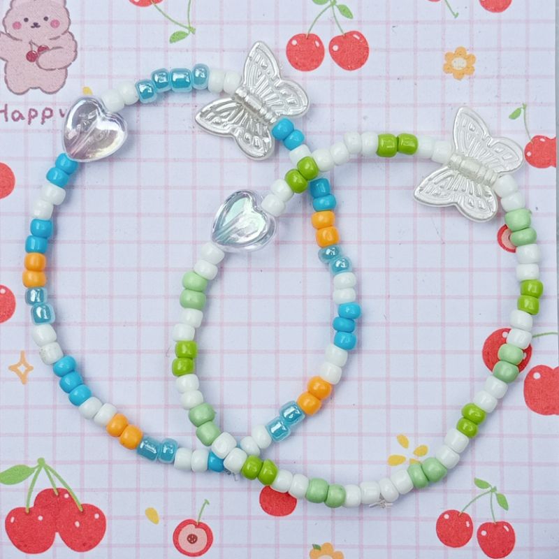 gelang manik / gelang manik elastis/gelang cute