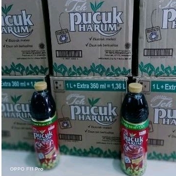 Teh Pucuk Harum 1 Liter (Karton 6 Botol)